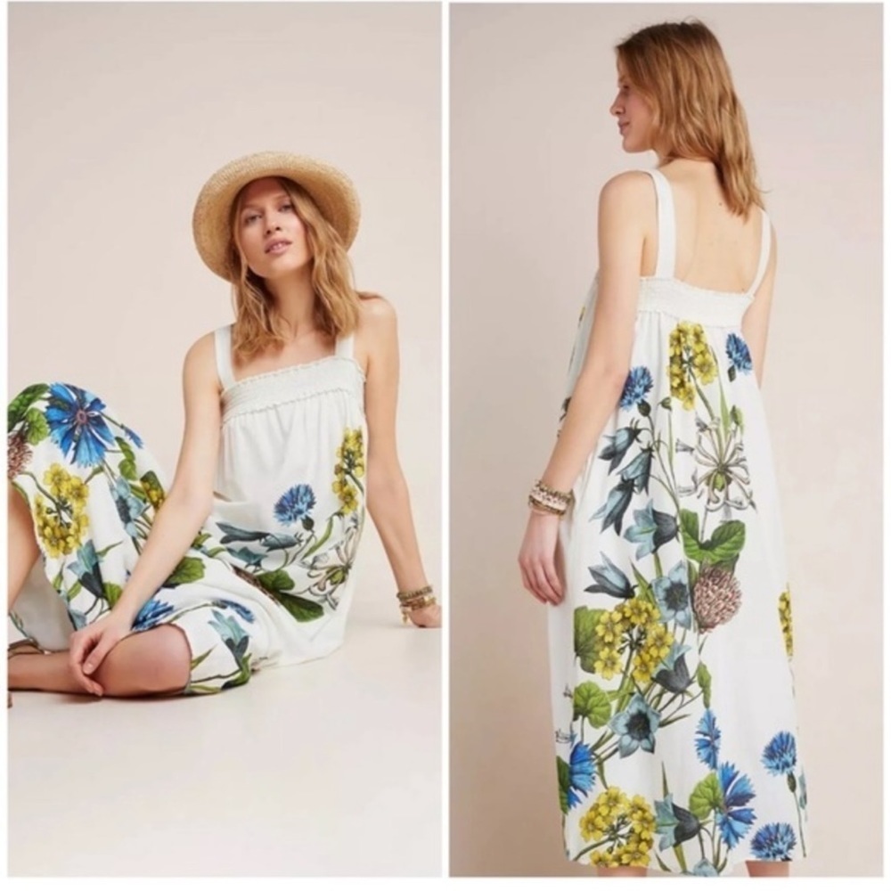 🎊Host Pick🎉🎊NWT Anthropologie Botanical Floral Garden Maxi - Picture 4 of 17